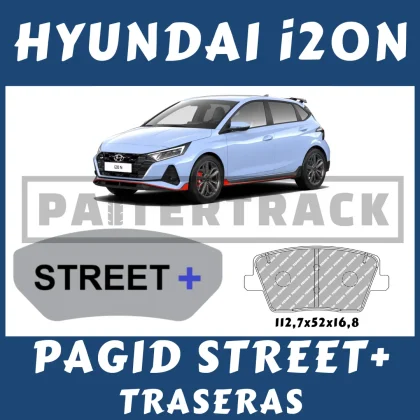 pagid street + hyundai i20n TRASERAS